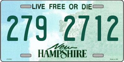NH license plate 2792712