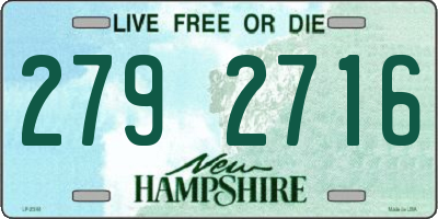 NH license plate 2792716