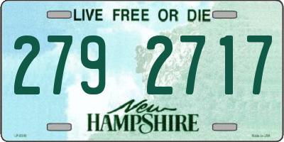 NH license plate 2792717