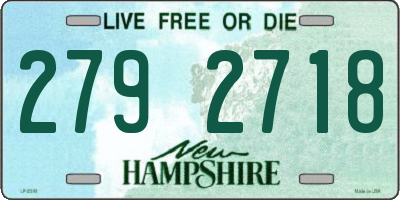 NH license plate 2792718
