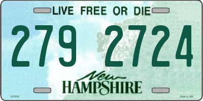 NH license plate 2792724