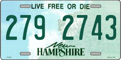 NH license plate 2792743