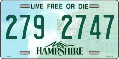 NH license plate 2792747