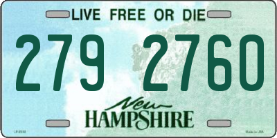 NH license plate 2792760