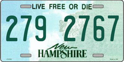 NH license plate 2792767