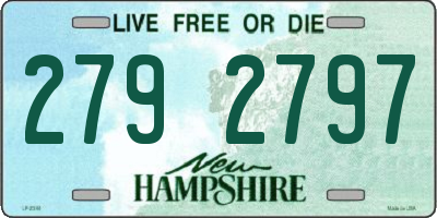 NH license plate 2792797