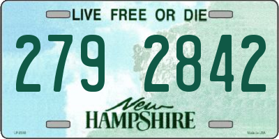 NH license plate 2792842