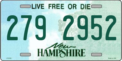 NH license plate 2792952