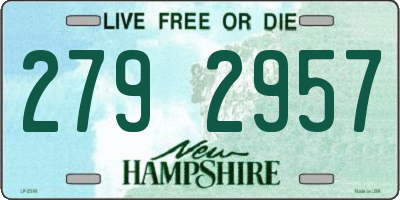 NH license plate 2792957