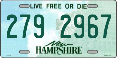 NH license plate 2792967