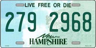 NH license plate 2792968