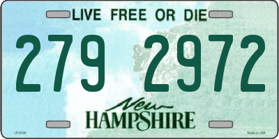 NH license plate 2792972