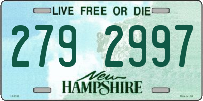 NH license plate 2792997