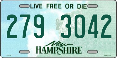 NH license plate 2793042