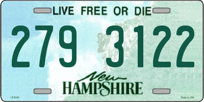 NH license plate 2793122