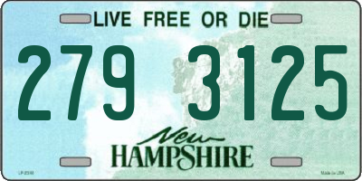NH license plate 2793125