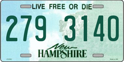 NH license plate 2793140