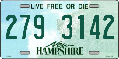 NH license plate 2793142