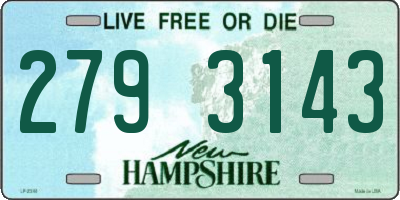 NH license plate 2793143
