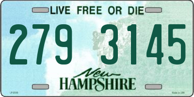 NH license plate 2793145