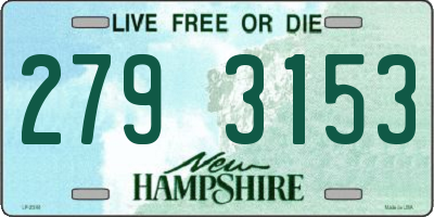 NH license plate 2793153