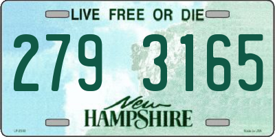 NH license plate 2793165