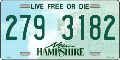 NH license plate 2793182