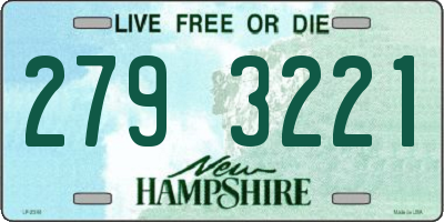 NH license plate 2793221