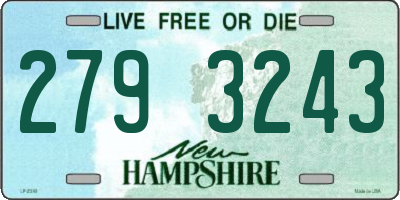 NH license plate 2793243