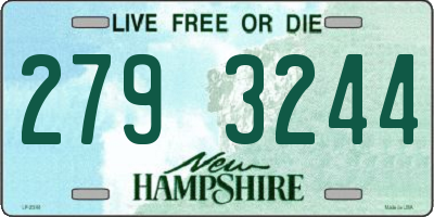NH license plate 2793244