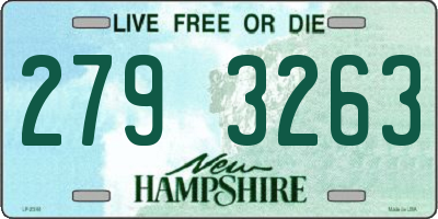 NH license plate 2793263
