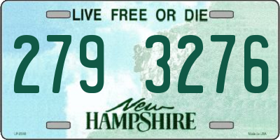 NH license plate 2793276