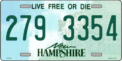 NH license plate 2793354