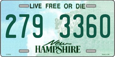 NH license plate 2793360