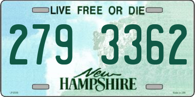 NH license plate 2793362