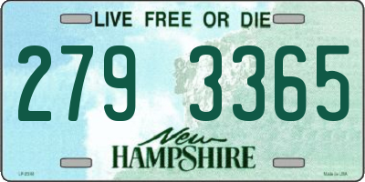 NH license plate 2793365
