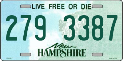 NH license plate 2793387