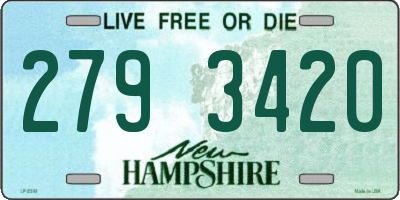 NH license plate 2793420