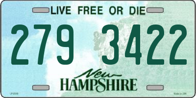 NH license plate 2793422