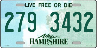NH license plate 2793432