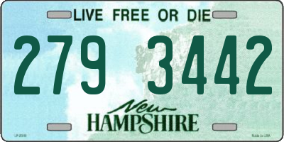 NH license plate 2793442