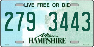 NH license plate 2793443