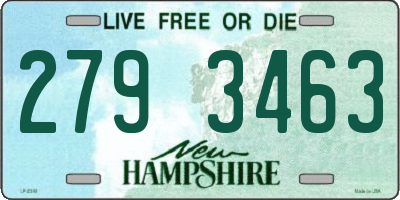 NH license plate 2793463
