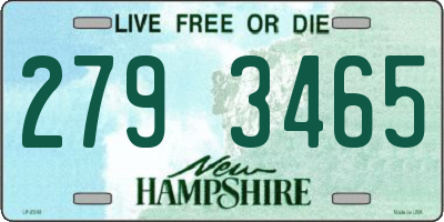 NH license plate 2793465