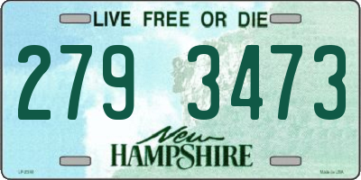 NH license plate 2793473