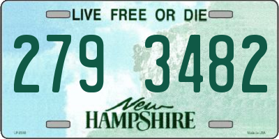 NH license plate 2793482