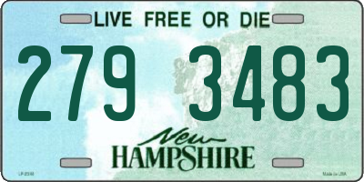 NH license plate 2793483