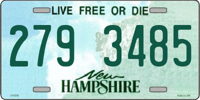 NH license plate 2793485