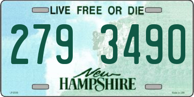 NH license plate 2793490