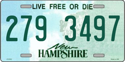 NH license plate 2793497
